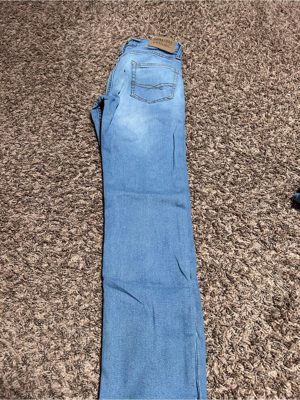 Signature by Levi Strauss Light Blue Straight Men's Jeans
